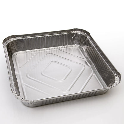 9x9x1.5 Shallow Foil Baking Tray with Lid