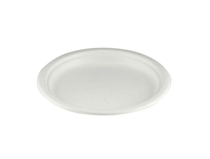 7'' Inch Bagasse Plates 100% Biodegradable & Eco-Friendly