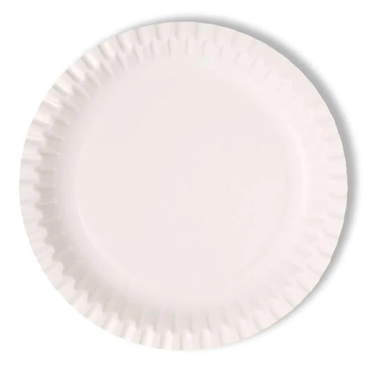 7'' Inch Disposable Paper Plates Eco-Friendly Dessert & Snack Plates