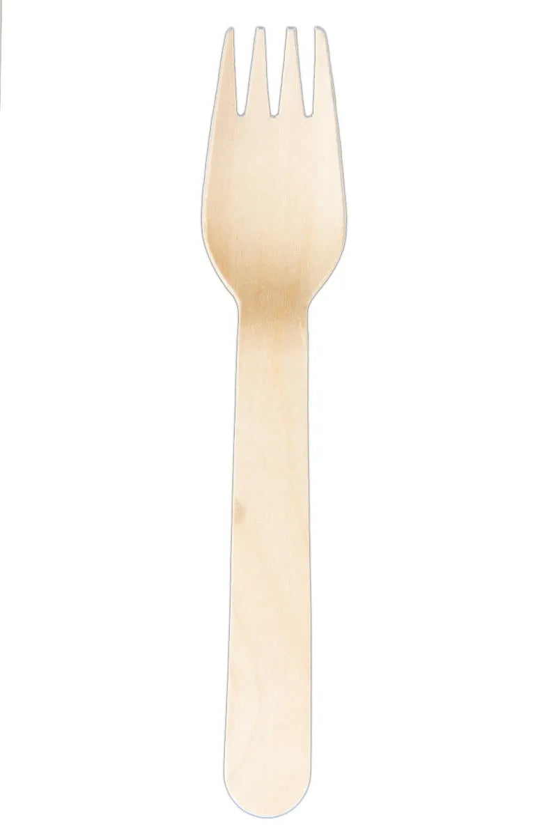 Biodegradable Wooden Forks - Brinchwood Cutlery