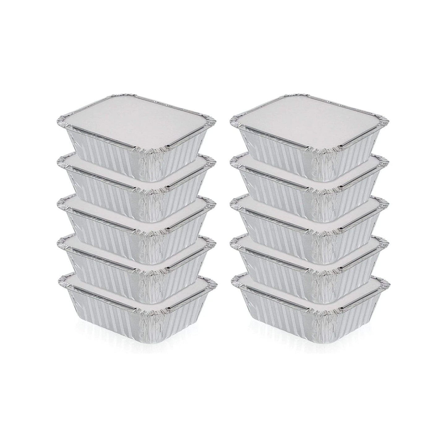 No.2 Aluminium Foil Food Containers With Lids